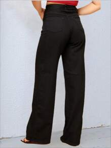 Women Jeans - Black - View 3