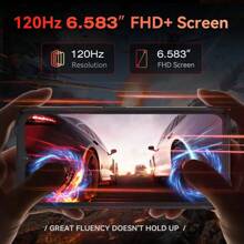 CUBOT KINGKONG 9 坚固型智能手机，黑色，Helio G99 处理器，120Hz 6.583 英寸屏幕，24GB RAM（12+12GB 扩展），256GB ROM，100MP 摄像头，10600mAh 电池，NFC - 黑色 - 查看 4