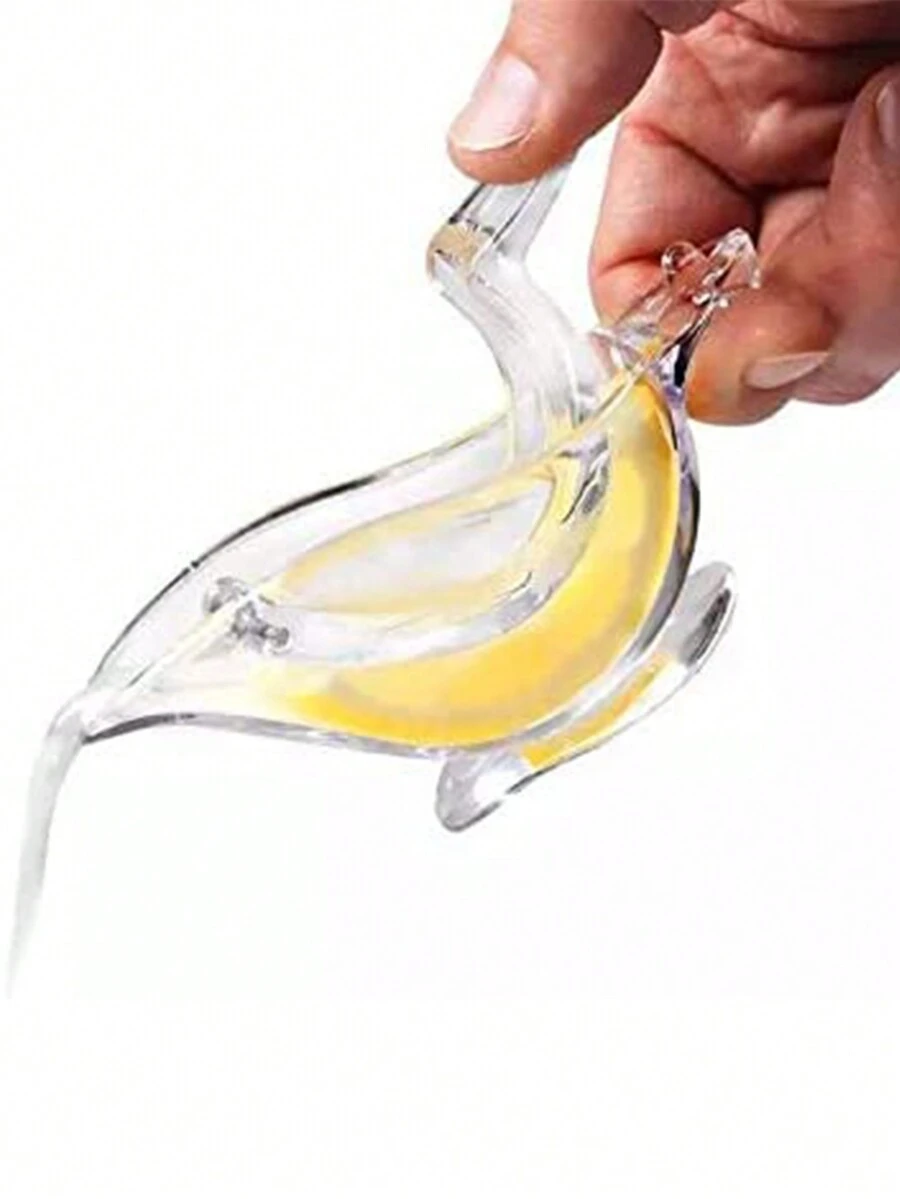 2Pz Exprimidor de limón en forma de pajarito acrílico viral fácil de usar - Blanco - Ver 1