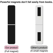 15 Pieces Bookmark, Magnetic Bookmarks For Women, Men, Book Lovers, Page Markers For Students Teachers Reading (Misty, Ocean, Emerald) Back To School - solid color - View 3