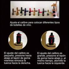 Abrebotellas de pistola para botella de champán, cerveza y fiesta, diseñado para abrir botellas y latas - Dorado - Ver 10