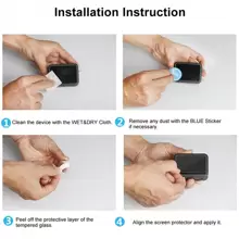 ORBMART 6 cái/gói Kính cường lực Phim ảnh Bộ Đối với GoPro 12 11 10 9 , Bao gồm Bảo vệ màn hình , Kính bảo vệ ống kính Và Mặt trước Bảo vệ màn hình , Thể thao Máy chụp hình Phụ kiện - Trong sáng - Xem 5
