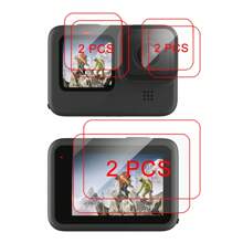 ORBMART 6 cái/gói Kính cường lực Phim ảnh Bộ Đối với GoPro 12 11 10 9 , Bao gồm Bảo vệ màn hình , Kính bảo vệ ống kính Và Mặt trước Bảo vệ màn hình , Thể thao Máy chụp hình Phụ kiện - Trong sáng - Xem 6
