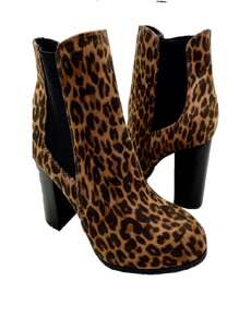 Ladies Fashion Leopard Boot - Leopard - View 3