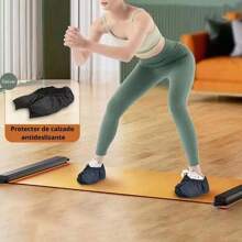 Sliding Skating Balance Training Mat To Do Exercises Or Pain In Your Room, Home Or Office, Easy To Use And Portable - Orange - View 3