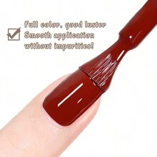 6入組voky新款7.5毫升固體顏色凝膠指甲油套裝,附帶uv/led浸泡凝膠指甲油,上下光泽層,適用於美甲沙龍和家居使用,是一份很棒的生日禮物 - 彩色 - 查看 7