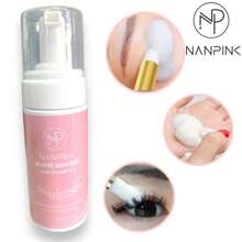 NANPINK Lash Spa Shampoo Mousse Cleansing Foam For Eyelash Extensions - לבן - ראה 1
