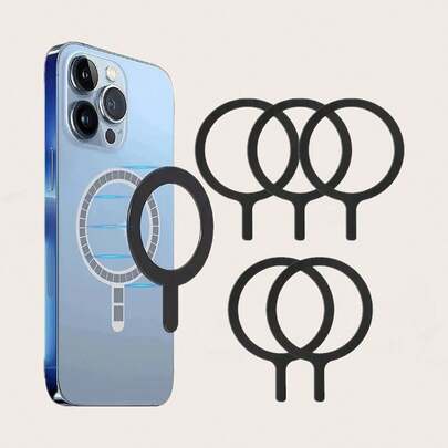5 件裝汽車磁鐵支架相容於 Magsafe 磁吸手機通用貼紙磁性吸引力