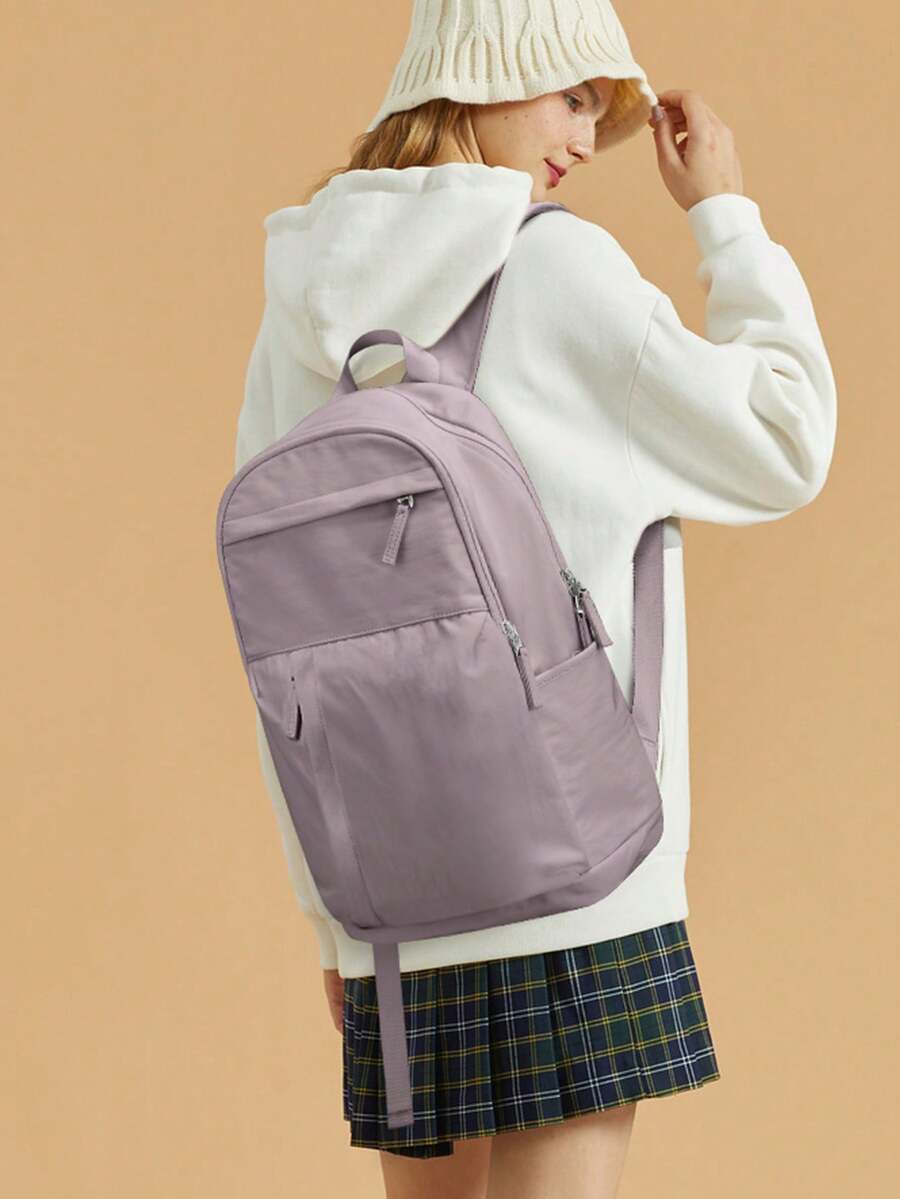 古典休閒大學背包女士,輕便的中學書包,針對少女和少年的書包,中學/高中背包的女孩背包書包,防盜15.6英寸筆記本電腦背包工作袋旅遊背包學校背包電腦包男女禮物