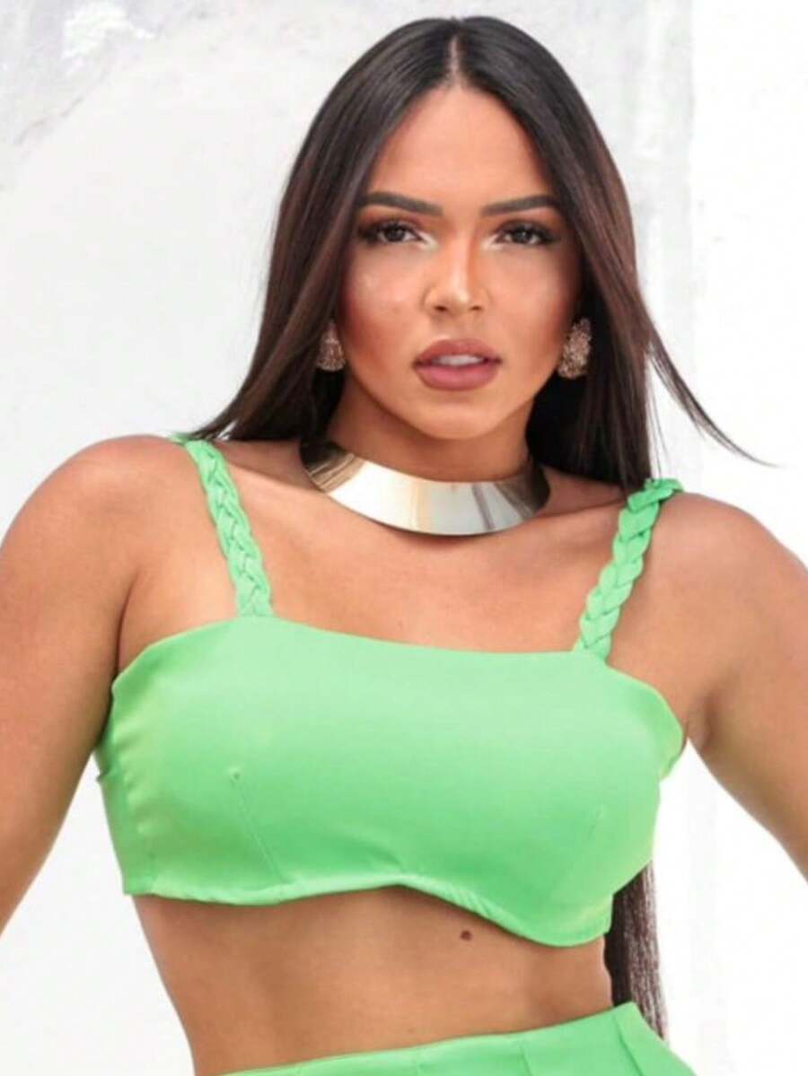 Women Tops - Màu xanh Bạc hà - Xem 1