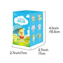 1pc Disney Winnie The Pooh Series Rainy Season Blind Box, Random Style