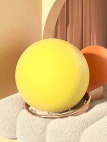 1pc Random Color Indoor Silent Foam Elastic Ball, Convenient For Playing And Training Basketball, Also For Stress Relief Toy - Multicolor - View 2