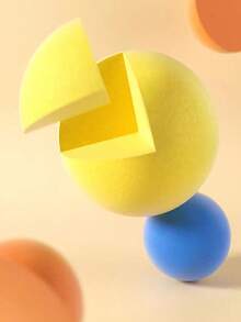 1pc Random Color Indoor Silent Foam Elastic Ball, Convenient For Playing And Training Basketball, Also For Stress Relief Toy - Multicolor - View 7