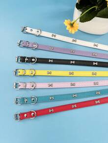 寵物用品大中小型犬狗項圈,如泰迪,金毛獵犬,裝飾貓和狗項圈 - 紫色 - 查看 10