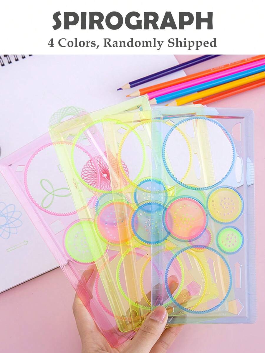 Creative Multifunctional Drawing Tool Set Including Magic Ruler