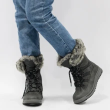 Women's 966 Snow Boots for Women Waterproof - Xám - Xem 5