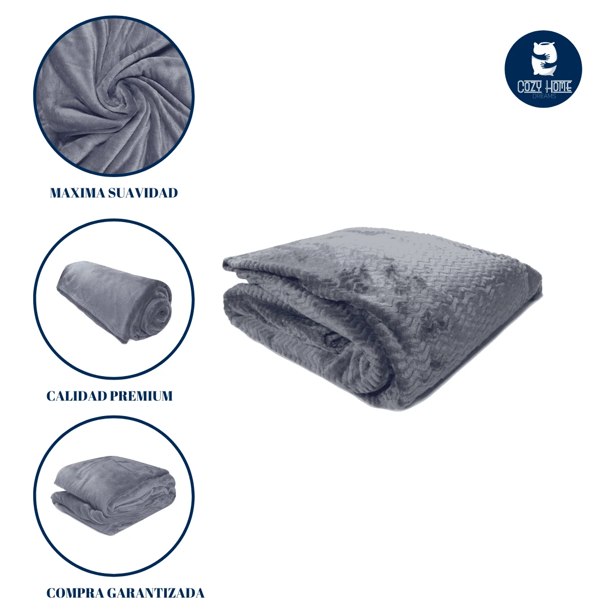 Blankets - Grey - View 1