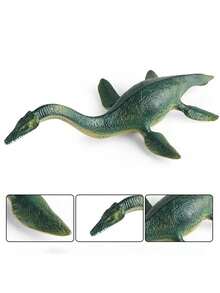 1 Modelo De Dinosaurio Sólido Realista: Plesiosaurio - verde menta - Ver 3