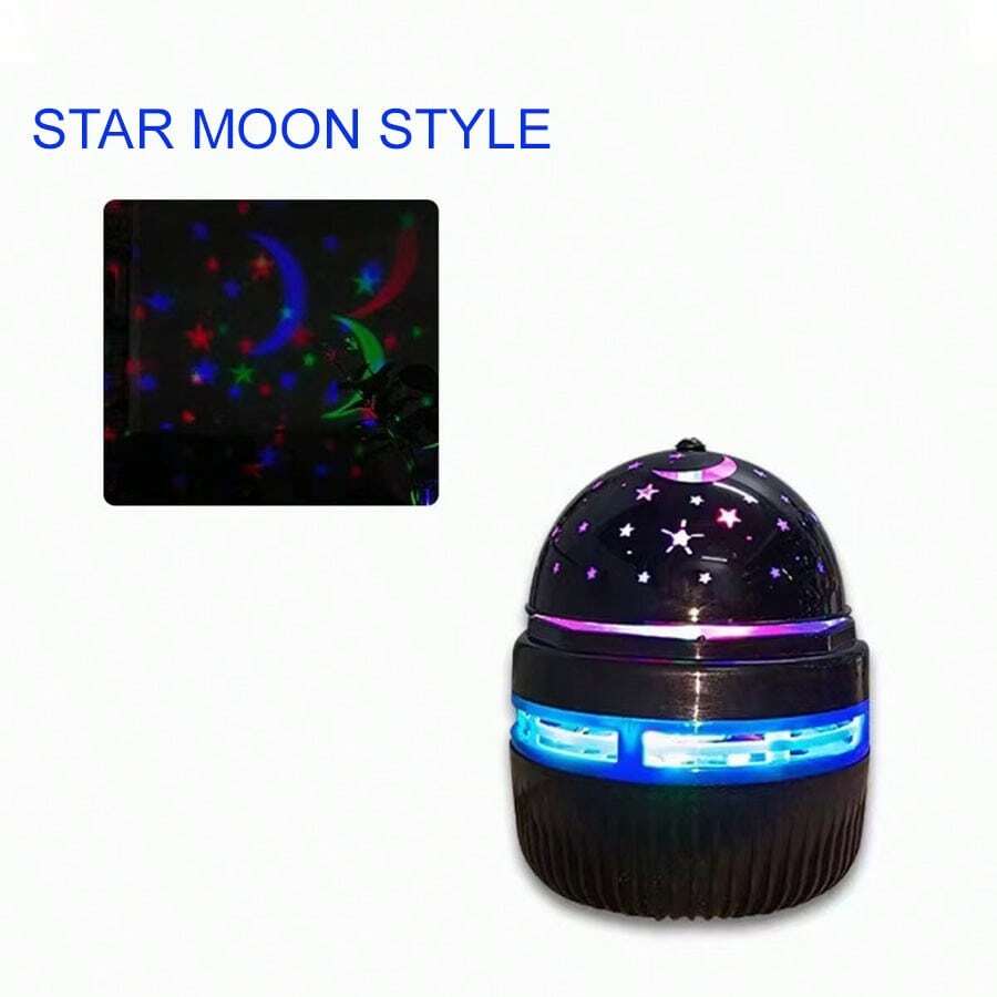 Led Rotating Mini Magic Ball Stage Light For Car, Usb Starry Sky Projector Night Lamp With Christmas Atmosphere - starry sky cover - View 1