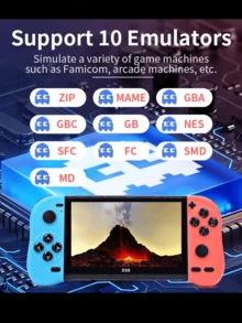 Consola de Juegos Retros X50 HD con controles alámbricos - Negro - Ver 1