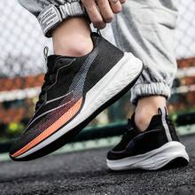 女運動鞋專業跑鞋四季透氣網面跑鞋超輕減震專業運動跑鞋潮流鞋 - 黑色 - 查看 10