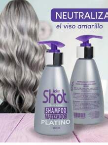 Shampoo Matizador Plata Cabello Platinado Kolor Shot 250