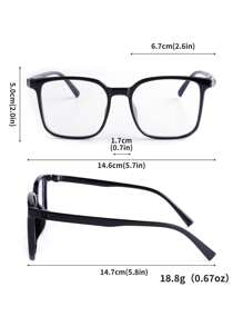 3pairs/set Women's Fashionable Non-screw Pc Frame Glasses Suitable For Business, Work, Study, Reading/gaming/tv - Multicolor - View 11
