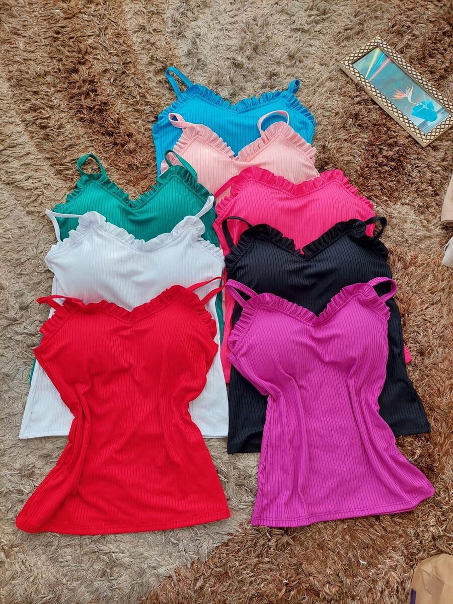 Women Tank Tops & Camis - 彩色 - 查看 1