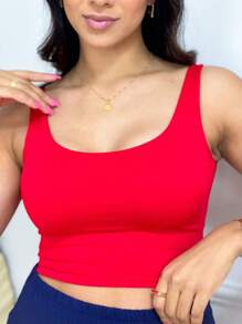 Women Tank Tops & Camis - Red - View 1