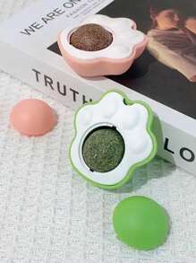 Bola Giratoria Juguete Para Gato Bolita Catnip Hierba Gatera - Rosa - Ver 6