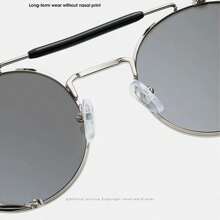 经典蒸汽朋克时尚眼镜，复古圆形欧美风万圣节沙滩配饰，打造街头潮流造型，搭配毛衣、夹克、卫衣、连帽衫、皮裤和工装裤，是夏季海滩度假、户外活动和旅行的理想之选。