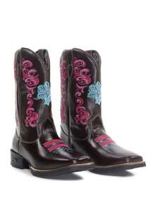 Women Mid-Calf Boots - 咖啡棕 - 查看 2