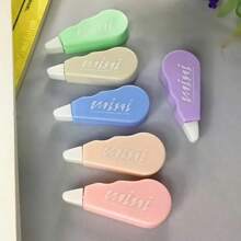 6pcs Correction Tapes, Mini Candy Colorful Correction Tapes For Students, Cute Correction Tape Set Back To School - Multicolor - View 3