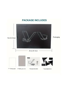 1入組亞克力手機繪圖反光板,幫助您在手機上學習和素描 - 無色 - 查看 6