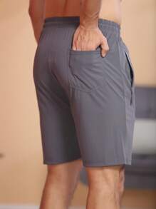 Men Shorts - 灰色 - 查看 3