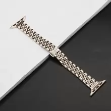 Stainless Steel Band Compatible With Apple Watch Strap 49 42 44mm Metal Bracelet Compatible With Apple Watch Band Ultra Series 8 7 6 SE 5 4 3 For Women 45mm 41mm Band