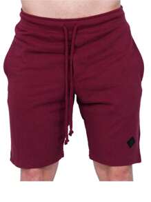 Men Shorts - Maroon - View 3