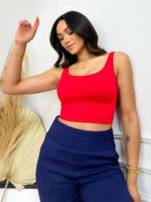 Women Tank Tops & Camis - Red - View 2