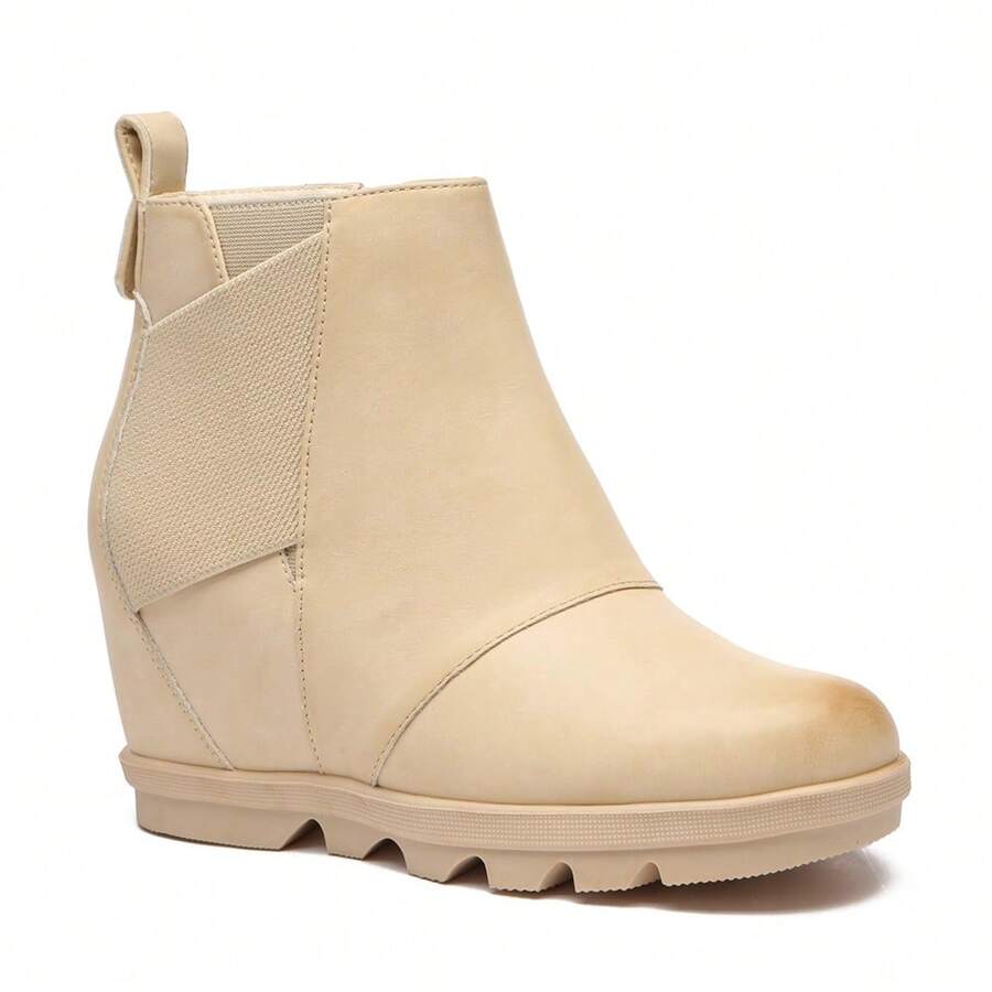 Botas y Botines de Mujer Slip on De moda - Camel - Ver 1