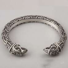 Nordic Style Men's Viking Bracelet Odin Crown Bracelet Amulet Jewelry