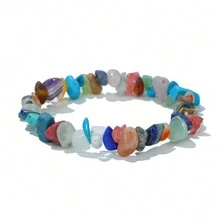 Bohemian Asymmetrical Polished Stone Handmade Beaded Bracelet, Ideal Christmas And Holiday Jewelry Gifts For Friends And Family - Bracelet - View 23