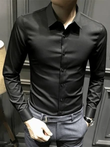 Men Shirts - Black - View 3