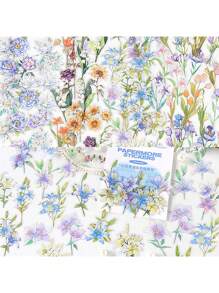 40pcs Flower Pattern Sticker Back To School