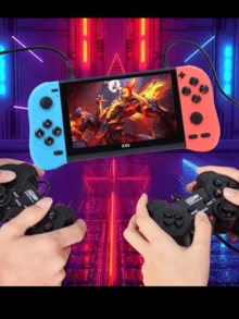 Consola de Juegos Retros X50 HD con controles alámbricos - Negro - Ver 2