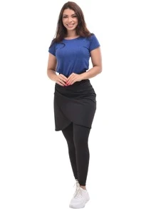 Women Outdoor Leggings - 黑色 - 查看 1