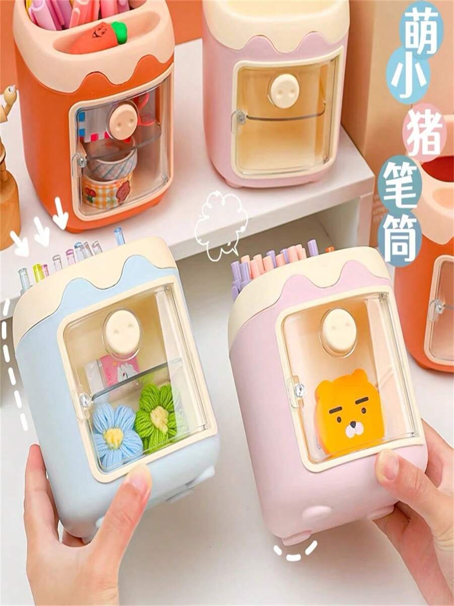 Desk and Drawer Storage - 藍色 - 查看 1