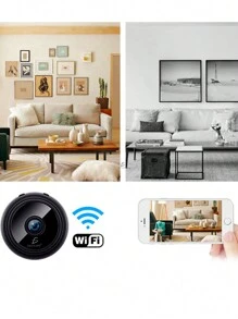 Ele-gate Mini Cámara Portátil Wifi De Seguridad Con Visión Nocturna Y Web - Negro - Ver 4