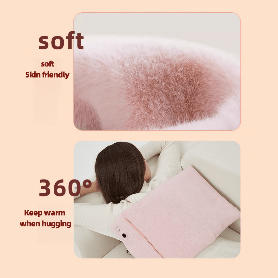 1pc Graphene Display Usb Heated Hand Warmer Bag, Intelligent Waterless