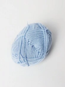 1 Cuộn Chải kỹ Sữa Nghệ thuật Sợi dệt kim - Màu xanh nhạt - Xem 1