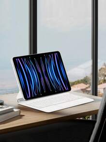 Magnetic Keyboard Case Compatible With IPad Pro 11 Inch 10th Gen, IPad Air 5/4 10.9 Inch Tablet - White[English] - View 9